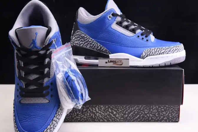 Cheap Kickmax Retro Jordan 3 CT8532 Air 400 Royal' 'Varsity - 0530